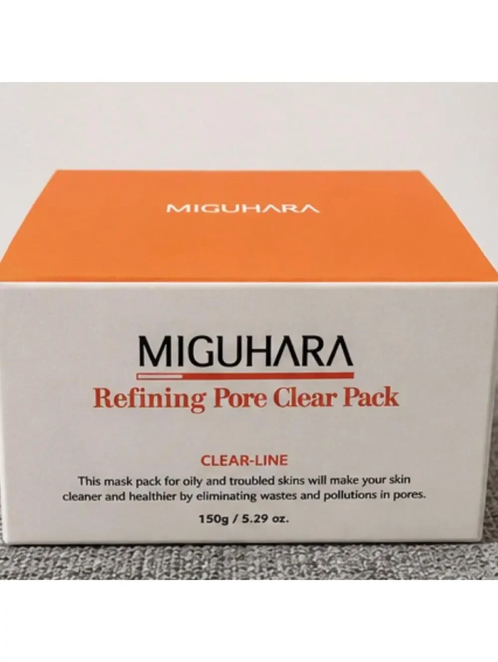 MIGUHARA Refining Pore Clear Pack 150g Korean